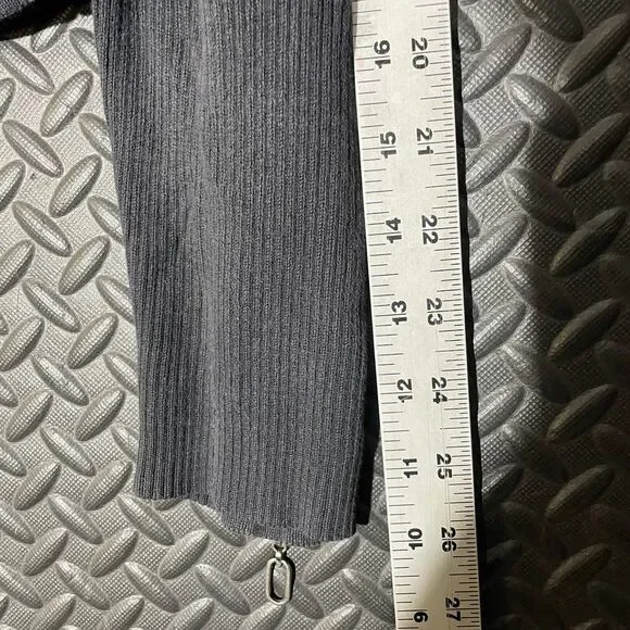 Vintage Harley Davidson‎ Biker Girl Gray Full Zip Fleece Sweater Women's Size M - Picture 7 of 9